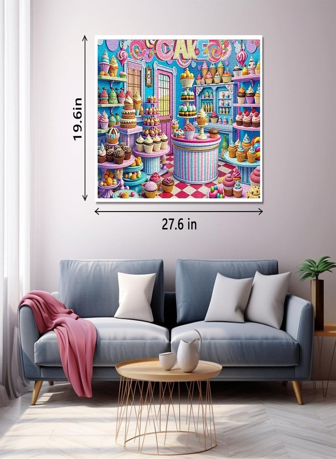 PPuzzling Colorful Cupcakes Puzzles for Adults 1000 Pieces, Birthday Cakes Donut Jigsaw Puzzles, Challenging Food Candy Art Puzzles - Image 3